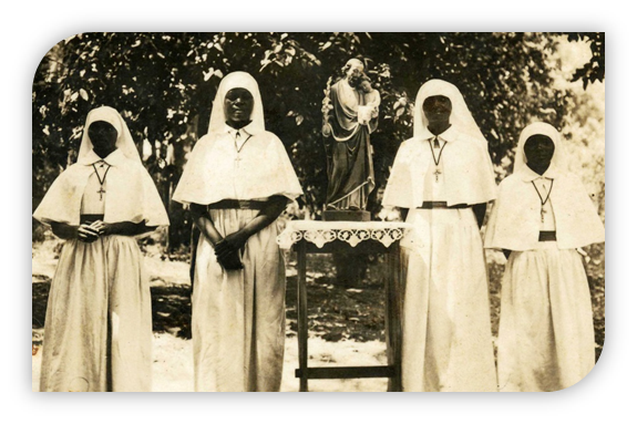 The four founding Sisters of the Congregation made their first vows on December 8, 1941.
